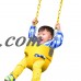 High Back Full Bucket Toddler Swing Seat with Chain Steel Insert Swing Set BLLK   